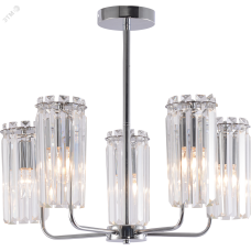 Люстра Ifa 1063-305 5хЕ14 40 Вт хрусталь
