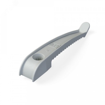 Держатель кабеля односторонний для прямого монтажа в гофроящике серый (200 шт/кор)