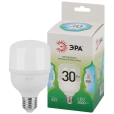 Лампа светодиодная ЭРА GREEN LINE LED POWER T70-30W-840-E27 GL Е27 30 Вт колокол яркий белый свет