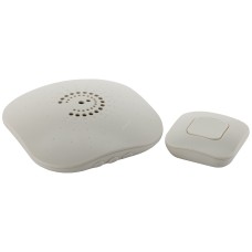 Звонок дверной ЭРА BIONIC Ivory беспроводной слоновая кость 6 мелодий