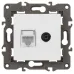Розетка ЭРА Elegance 14-3110-01М RJ45+TV, белый матовый Розетка ЭРА Elegance 14-3110-01М RJ45+TV, белый матовый