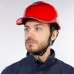 Защитная каска BASEBALL DIAMOND V UP из ABS красного цвета с храповым механизмом