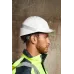 Каска защитная DIAMOND VI WIND из ABC с вентиляцией белого цвета