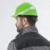 Каска защитная DIAMOND VI WIND из ABC с вентиляцией зеленого цвета