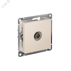 Антенна ATLASDESIGN TV коннектор механизм бежевый