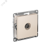 Розетка ATLASDESIGN TV оконечная 1DB механизм бежевый
