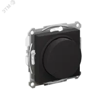 ATLASDESIGN СВЕТОРЕГУЛЯТОР (диммер) повор-нажим, LED, RC, 400Вт, мех., КАРБОН