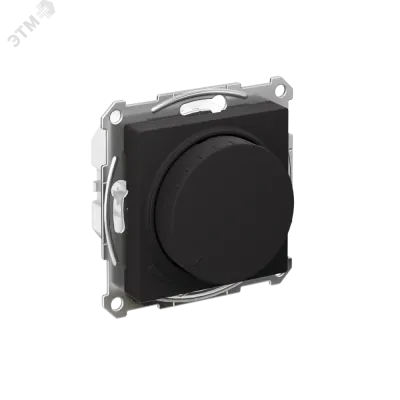 ATLASDESIGN СВЕТОРЕГУЛЯТОР (диммер) повор-нажим, LED, RC, 400Вт, мех., КАРБОН
