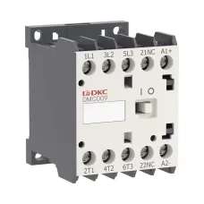 Миниконтактор YON DMC009 9A 4кВт AC3 3P кат. 12В DC 1НО