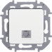 Телефонная розетка RJ11 INSPIRIA белая