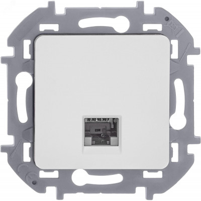 Информационная розетка RJ 45 категория 6 UTP INSPIRIA белая