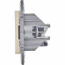 Двойная розетка RJ 45 категория 6 UTP INSPIRIA слоновая кость