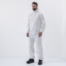 Комбинезон с капюшоном DT115 , белого цвета, размер M