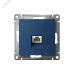 ATLASDESIGN РОЗЕТКА компьютерная RJ45, кат. 5Е, механизм, АКВАМАРИН