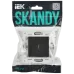 SKANDY Выключатель 1-клавишный с индикацией 10А SK-V07T титан IEK