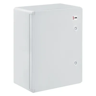 Корпус пластиковый ЭРА ЩМП-П (400х300х220) IP65 УХЛ1 прозрачная дверь серый