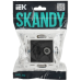 SKANDY Розетка двойная TV+RJ45 кат.6E SK-A15T титан IEK