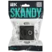 SKANDY Розетка двойная TV+RJ45 кат.6E SK-A15T титан IEK