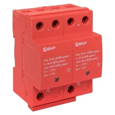 УЗИП Класс 1 Iimp 25kA (10/350?s) 2P