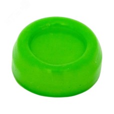 Силиконовый колпачок зеленый для плоской кнопки XB4