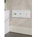 BRITE Рамка 3 поста РУ-3-2-Бр стекло белый матовый IEK