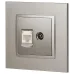 Розетка ЭРА Elegance 14-3110-16 RJ45+TV, титан