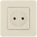 Розетка 1-местная без заземления без защитных шторок 16А слоновая кость INSPIRIA