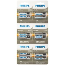 Батарейки Philips LR6A12S/51 АА алкалиновые 1,5v 2х6 шт. LR6-2BL Entry (12/72/216/14688)