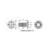 Винт для электрического соединения М5x8 TDZ EKF