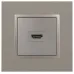 Розетка ЭРА Elegance 14-3114-16 HDMI, титан