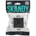 SKANDY Розетка компьютерная RJ45 кат.6 SK-K02G графит IEK