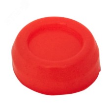 Силиконовый колпачок красный для плоской кнопки XB4