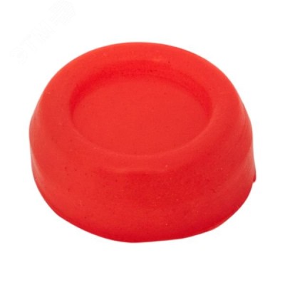 Силиконовый колпачок красный для плоской кнопки XB4