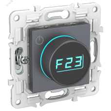 SKANDY Термостат электронный с индикацией SK-T01T титан IEK