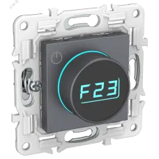 SKANDY Термостат электронный с индикацией SK-T01T титан IEK