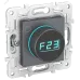 SKANDY Термостат электронный с индикацией SK-T01T титан IEK