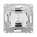 Эпика Механизм розетки RJ11 черный EKF
