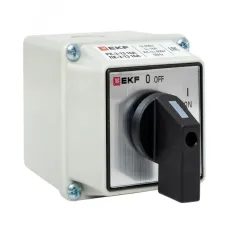 Кулачковый переключатель ПК-3-13 16А 3P 'ВКЛ-ВЫКЛ' IP54 EKF PROxima