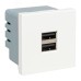 Розетка USB, сила тока 2.1 А (2 гнезда) без индикатора