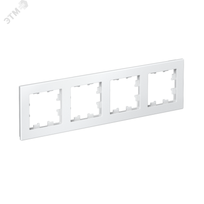 Рамка четырехпостовая ATLASDESIGN универсальная белый