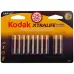 Батарейки Kodak LR03-8+2BL XTRALIFE Alkaline [K3A-8+2] (120/480/38400)