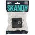 SKANDY Розетка двойная TV+RJ45 кат.6E SK-A15G графит IEK