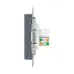 Механизм розетки RJ45 - 2шт  (cat5)  графит Эпика EKF