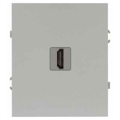 Розетка скрытого монтажа в рамку HDMI алюминий 16-3114-03 Arktik