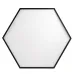 Светильник LED ЭРА Geometria SPO-122-B-40K-066 Hexagon 66Вт 4000К 5300Лм IP40 800*800*80 черный подвесной