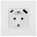Розетка ЭРА Elegance 14-4108-01М 2P+E 16A-250В со шторками с USB type-A+C 5В-3А белый матовый