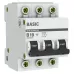 Выключатель автоматический 3P 10А (B) 4,5кА ВА 47-29 Basic