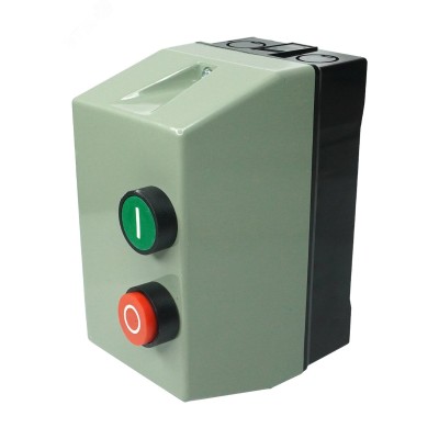 ПМЛ-1220 УХЛ4 Б, 220В/50Гц, 1з, 10А, нереверсивный, с реле РТЛ-1014-2 7-10А, в корпусе из пластика IP54, с кнопками ПУСК + СТОП, пускатель электромагнитный   (Э