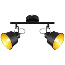 Светильник настенно-потолочный спот Rivoli Evelyn 7064-702 2 х Е14 40 Вт поворотный