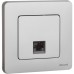 Розетка компьютерная RJ45 категория 5Е UTP алюминий INSPIRIA